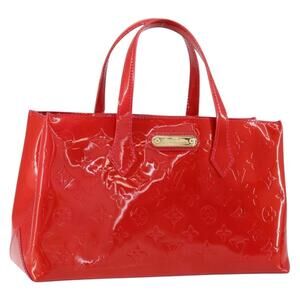 LOUIS VUITTON Monogram Vernis Wilshire PM Bag Rose Pop M93643 LV Auth ep12134